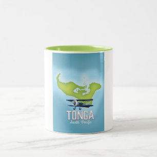 Tasse 2 Couleurs Carte des Tonga