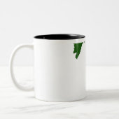 Tasse 2 Couleurs Carte du Michigan (Gauche)