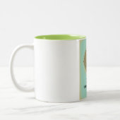 Tasse 2 Couleurs Carte du territoire britannique d'outre-mer de Tri (Gauche)