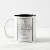 Tasse 2 Couleurs Carte Fargo (Gauche)