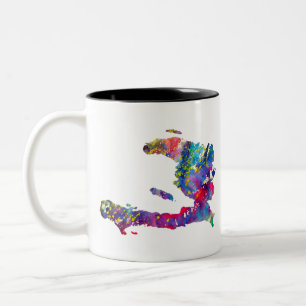 Tasse 2 Couleurs Carte Haïti