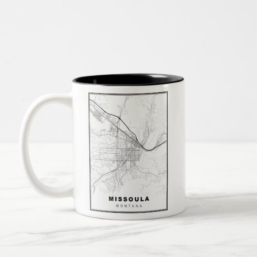 Tasse 2 Couleurs Carte Missoula (Gauche)