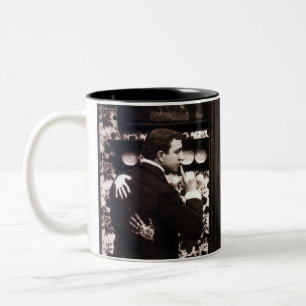 Tasse 2 Couleurs Carte postale comique vintage de rendez-vous