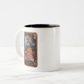 Tasse 2 Couleurs Carte Tarot Mystique La Maman Fun (Devant gauche)