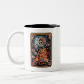 Tasse 2 Couleurs Carte Tarot Mystique La Maman Fun (Gauche)