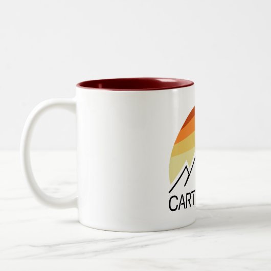 Tasse 2 Couleurs Carter Dome New Hampshire Retro (Gauche)