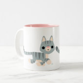 Tasse 2 Couleurs Carton mignon Kitty (Devant gauche)
