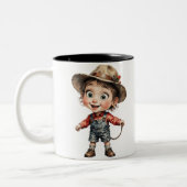 Tasse 2 Couleurs Cartoon classique 3D (Gauche)