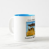 Tasse 2 Couleurs Casa Grande Monument National Arizona (Devant gauche)