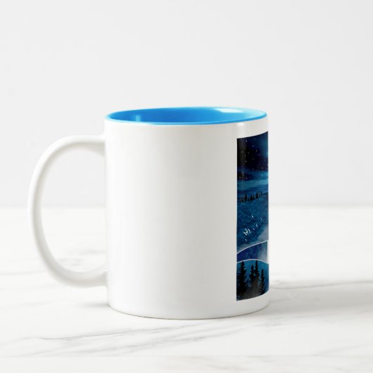 Tasse 2 Couleurs Cascade bleue (Gauche)