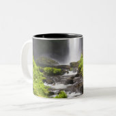 Tasse 2 Couleurs Cascade et rivière brouillées (Devant gauche)