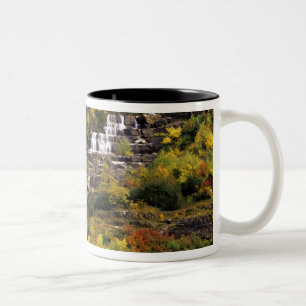 Tasse 2 Couleurs Cascade sous le mont Cannon dans le parc national