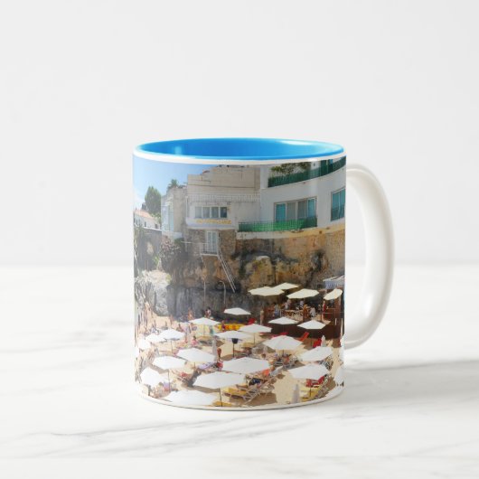 Tasse 2 Couleurs Cascais Beach - Le Portugal Réel (Devant droit)