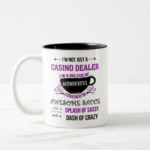 Tasse 2 Couleurs Casino Dealer Merveilleux Awesome Sassy