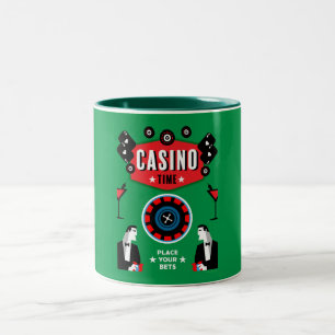 Tasse 2 Couleurs Casino Gambling Poker Roulette