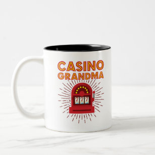 Tasse 2 Couleurs Casino Grand-mère Machine à fente Jeu Grand-mère