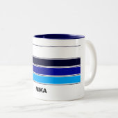 Tasse 2 Couleurs Casque Mika Hakkinen (Devant droit)