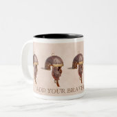 Tasse 2 Couleurs Casque romain antique (Devant gauche)