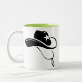 Tasse 2 Couleurs Casquette occidental de shérif (Gauche)