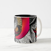 Tasse 2 Couleurs Casquettes fermés (Devant droit)
