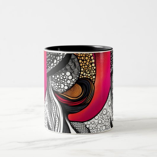 Tasse 2 Couleurs Casquettes fermés (Centre)