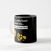 Tasse 2 Couleurs Casse-croûte salés (Devant gauche)