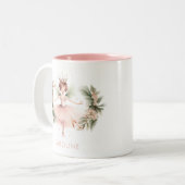 Tasse 2 Couleurs Casse-noix Ballerina Ballet rose (Devant gauche)
