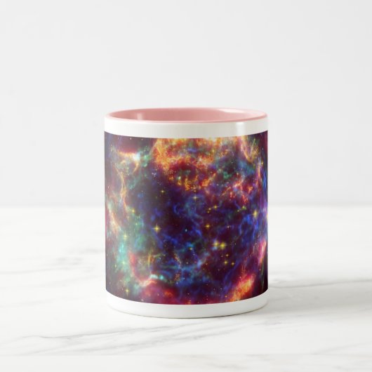 Tasse 2 Couleurs Cassiopeia Galaxy Remnant Supernova (Centre)