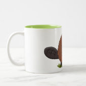 Tasse 2 Couleurs Castor avec dessin à la tronçonneuse (Gauche)