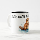 Tasse 2 Couleurs Castor humide (Devant gauche)