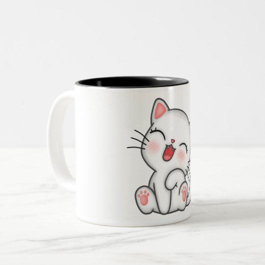 Tasse 2 Couleurs Cat (Devant gauche)