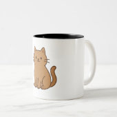Tasse 2 Couleurs Cat (Devant droit)