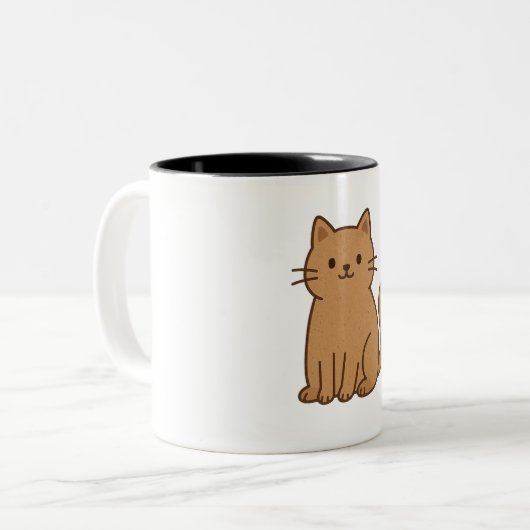 Tasse 2 Couleurs Cat (Devant gauche)