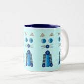 Tasse 2 Couleurs CAT bleu (Devant droit)