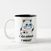 TASSE 2 COULEURS CAT COOL (Gauche)