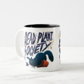 Tasse 2 Couleurs Cat Dead Plante Society (Devant gauche)