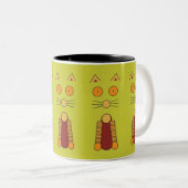 Tasse 2 Couleurs CAT orange (Devant droit)