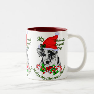Tasse 2 Couleurs Catahoula Leopard Chien cadeaux de Noël