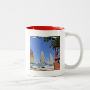 Tasse 2 Couleurs Catamarans et support de maître nageur sur la