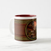 Tasse 2 Couleurs Catastrophe - Pittsburgh, PA - Le Bug Y2K (Devant gauche)