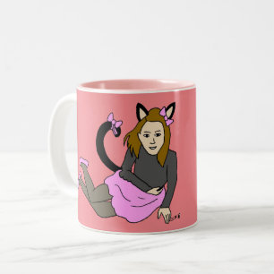 Tasse 2 Couleurs catgirl