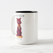 Tasse 2 Couleurs CATITUDE est tout (Devant gauche)