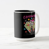 Tasse 2 Couleurs Catoween Halloween (Devant droit)