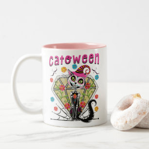 Tasse 2 Couleurs Catoween Halloween