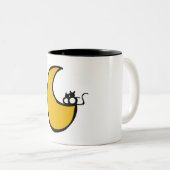 Tasse 2 Couleurs Cats in the Moon (Devant droit)