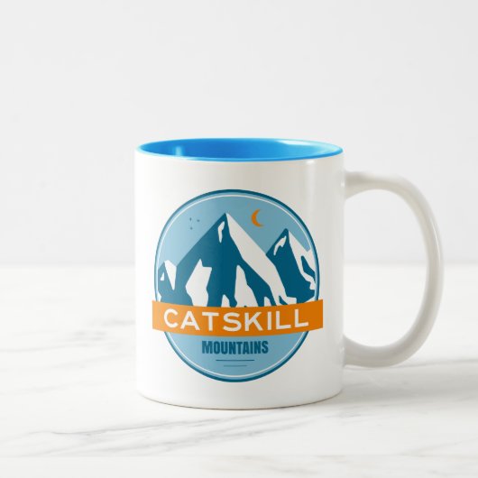 Tasse 2 Couleurs Catskill Mountains New York (Droit)