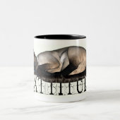 Tasse 2 Couleurs Cattitude siamois (Centre)