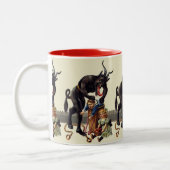 Tasse 2 Couleurs cauchemar noël krampus (Gauche)