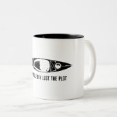 Tasse 2 Couleurs Caught The Eddy Lost The Plot Kayak (Devant droit)