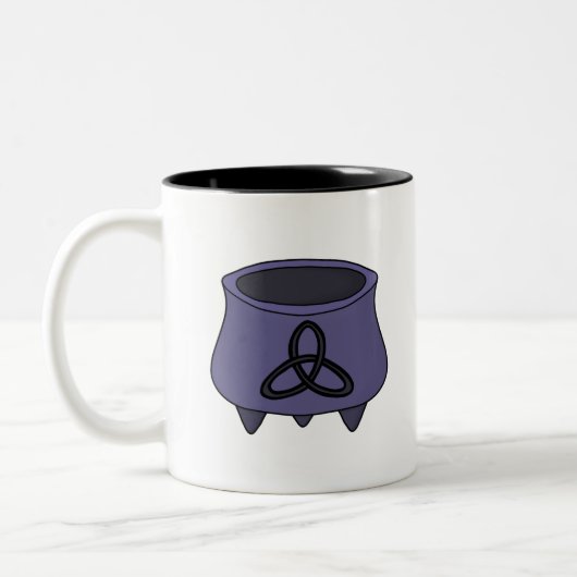 Tasse 2 Couleurs Cauldron de Triquetra (Gauche)